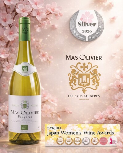 Notre Bio Mas Olivier Blanc rayonne jusqu’au Japon !